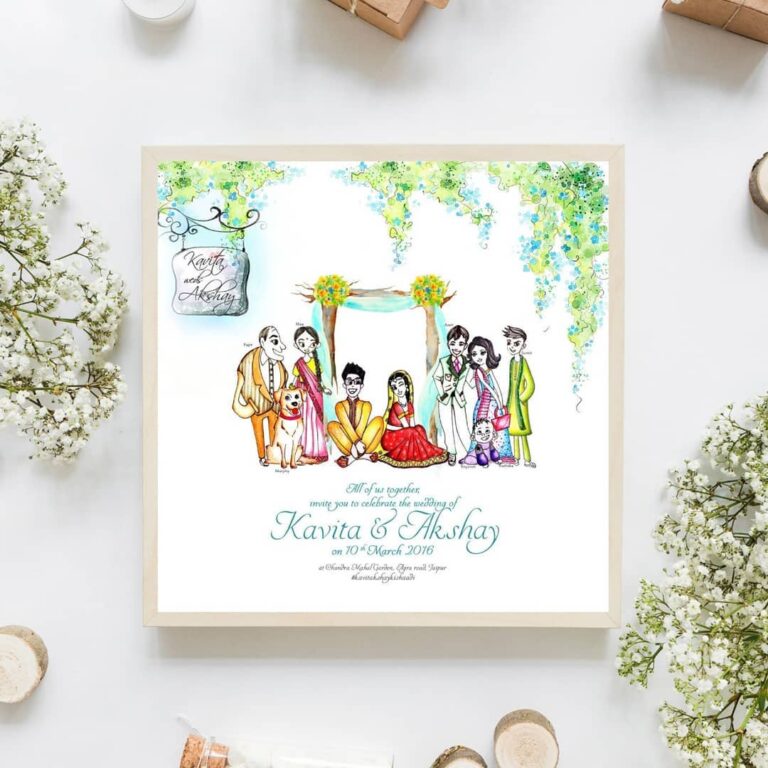 Green Apple - Whatsapp Wedding Invitation Card
