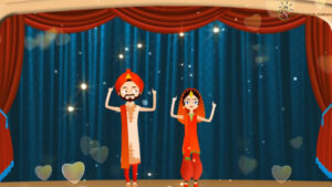 Balle Balle - Wedding Scroll Invitation