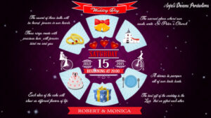 Cycling Couple - Animated Card Wedding Day Invitation