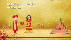 Ecstasy Rain - Animated Marriage Invitation Video