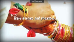 Sathamanam - Rose Petals Falling On Wedding Video Background