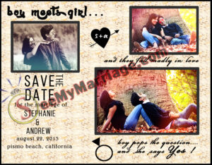Colourful Life - Save The Date Whatsapp Card