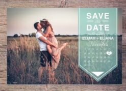 Card Calender - Save The Date Whatsapp Card