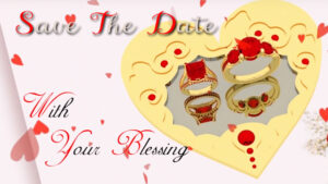 Two Loving Hearts - Engagement Invitation Video