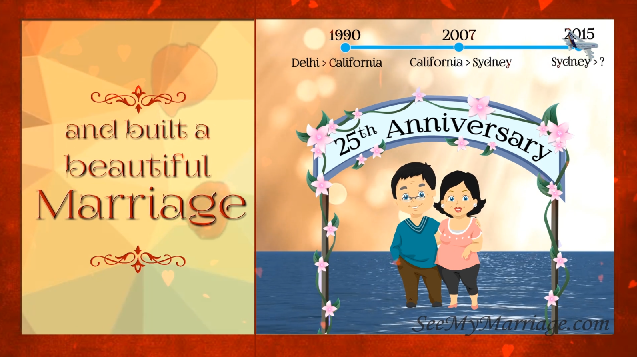 Hundred Million Minutes : 25th Wedding Anniversary Invitation Video