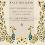 Free Willy - A Beautiful Peacock Animation Wedding Save The Date Video