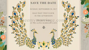 Free Willy - A Beautiful Peacock Animation Wedding Save The Date Video