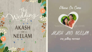 Shaadi Ka Raat - A Creamiest Theme Wedding Balloons With Car Animated Night Mode Save The Date Video