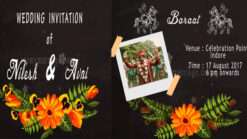 Be Someone's Sunshine - Flower Animated Wedding Save The Date Invitation Video
