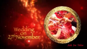 Bright Wedding Video Invite