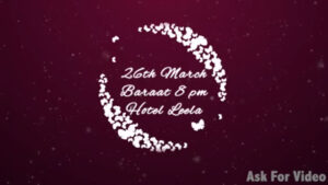 Glow Wedding Video Invite