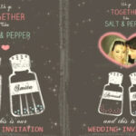 Evelyn Salt And Pepper Potts - Universal Couple Best Animated Wedding Save The Date Invitation Video