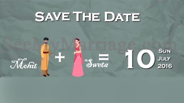 Animated Save The Date Video
