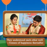 Story Of A Wedding - An Animated Introduction Wedding Day Video Of Bride And Groom Since Childhood To Wedding