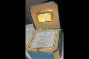 Video Wedding Invitation Card Visual