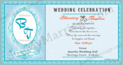 Shaadi Certificate - A Simple Modern Wedding Save The Date Invitation E-card