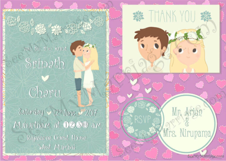 Our Love Is Here To Stay Forever - Save The Date Whatsapp Wedding E-card Invitation