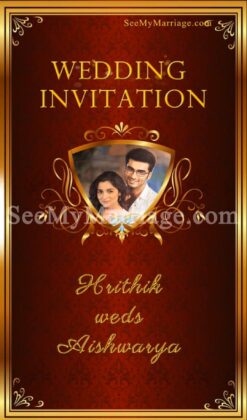 Wedding Rituals - Rajasthani Theme Traditional Save The Date Invitation Video