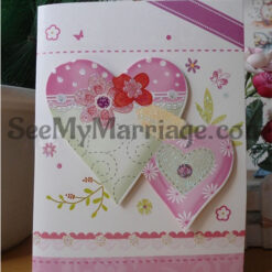 Custom Laser Cut Wedding Invitation Card - Pack Of 100