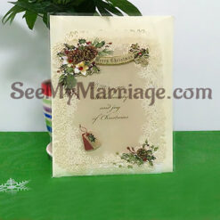 Latest Custom Laser Cut Wedding Invitation Card - Pack Of 100