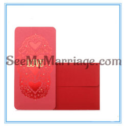 Mobile Type Laser Cut Wedding Invitation Card - Pack Of 100
