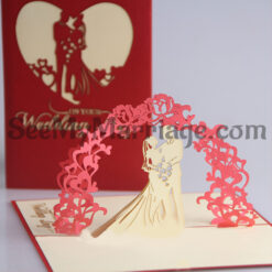 Royal Laser Cut Wedding Invitation Card - Pack Of 100