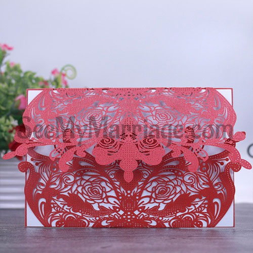 Hot Selling Laser Cut Wedding Invitation Card - Pack Of 100