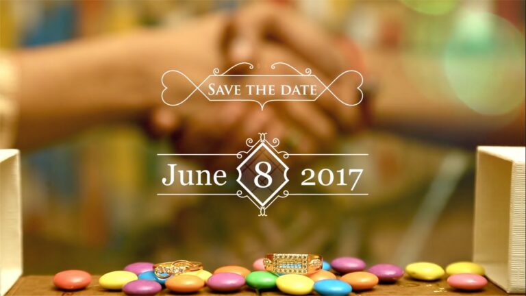 Ring Ceremony - A Cute And Simple Couple Engagement Save The Date Video