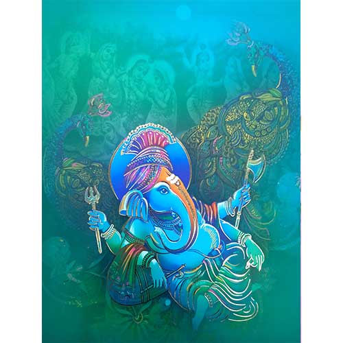 Blue-ganesh