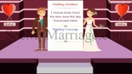 Simple Animated Type - Wedding Save The Date Invitation Video