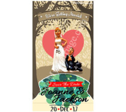 Why Should Boys Have All The Fun - Mujhe Maaf Kijiye Funny Theme Cartoon Couple Wedding Save The Date Whatsapp E-card