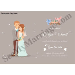 We Are One - Save The Date Whatsapp E-card For Engagement And Wedding