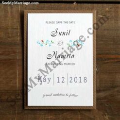 Be My Angel - Wood Frame Paper Cut Model Designed Invitation E-card