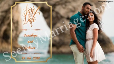 Free Save The Date Wedding Card Smm02