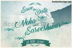 Shake Hand Designed Model Invitation E-card