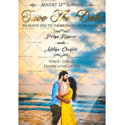 Facebook Cover Save The Date Card