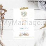 Diy Art Decor - White Theme Painted Background Design Save The Date E-card