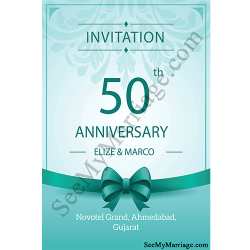 50th Anniversary Invitation E-card