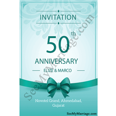 50th Anniversary Invitation E-card