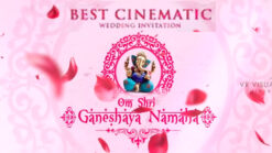 A Promise To Be One Traditional Ganesha Theme Wedding Invitation Video