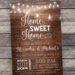 Elegant Modern House Warming Party Invitation E Card