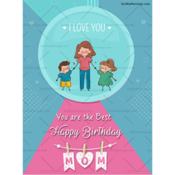 Our Angel_happy Birthday Mom E Card