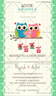 Cupid Owl - Love Beautiful Heartbeat Animated Cartoon Pink Theme Wedding Save The Date Invitation Gif