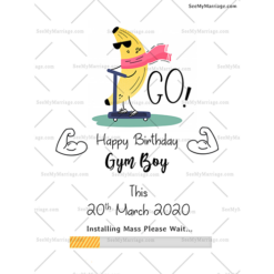 Gym_boy_happy Birthday Greeting
