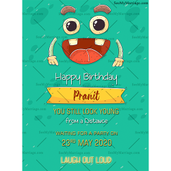 funky birthday wishes card, funny oggy theme birthday invitation card, funny birthday wishing card for freinds