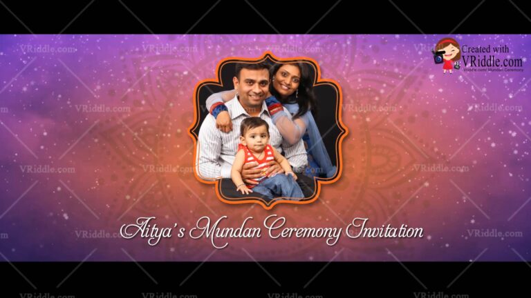 Natkhat_mundan Ceremony Invitation