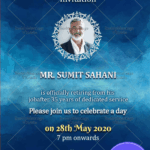 Simple Elegant Retirement Party Invitation_e Card
