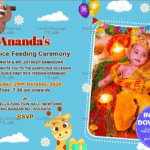 Sweet Cutipie _first Rice Ceremony E Card