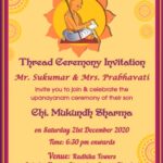 Thread Ceremony_elegant Hindu_animated Gif