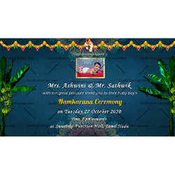 South Indian Tamil_traditional_naming Ceremony E Card